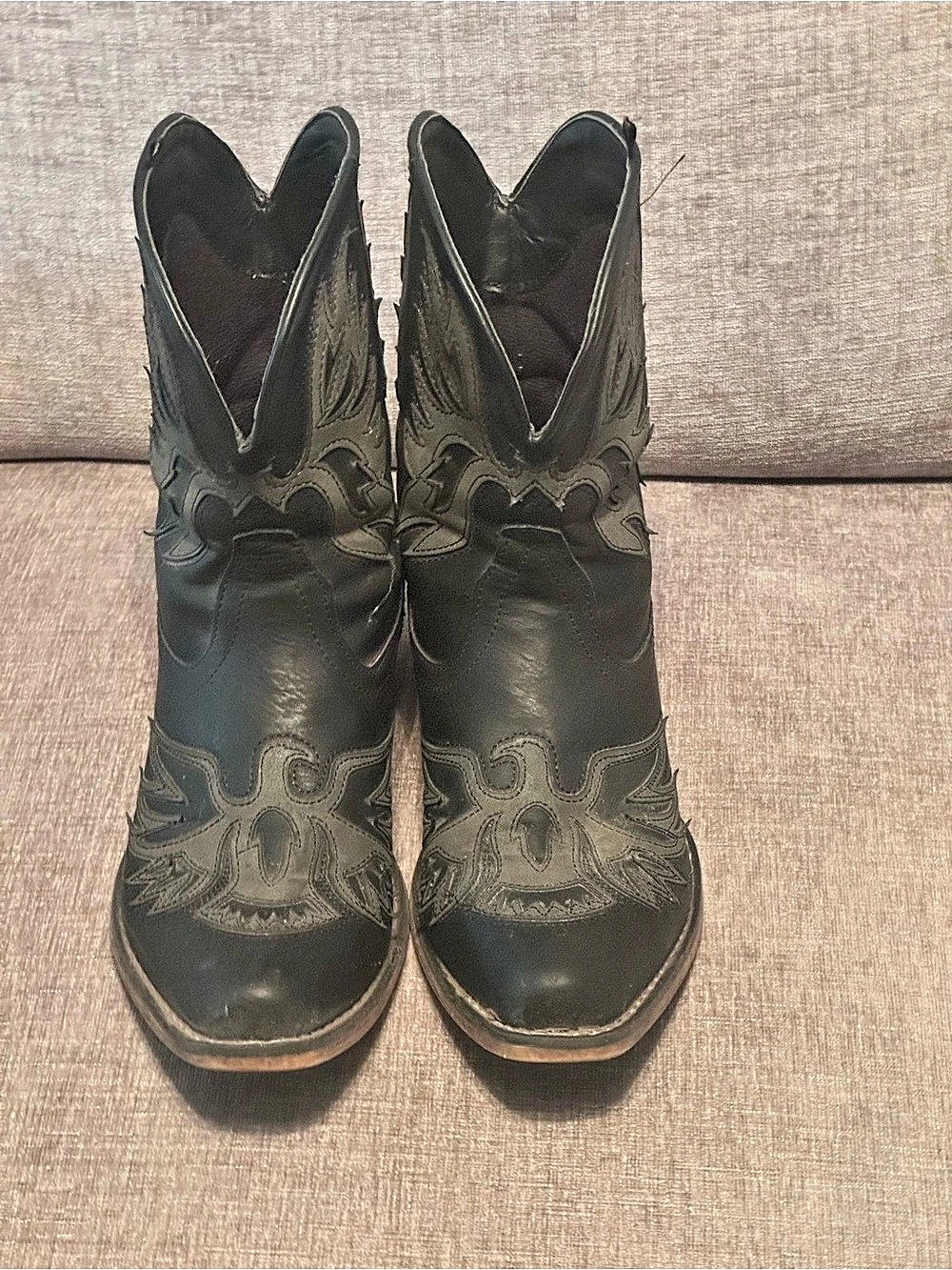 Roper Black Embroidered Western Boots
